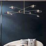 Потолочная люстра MILIAN CH L6 Black Grey от ImperiumLoft