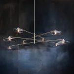Потолочная люстра MILIAN CH L6 Black Grey от ImperiumLoft