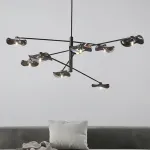 Потолочная люстра MILIAN CH L6 Black Grey от ImperiumLoft