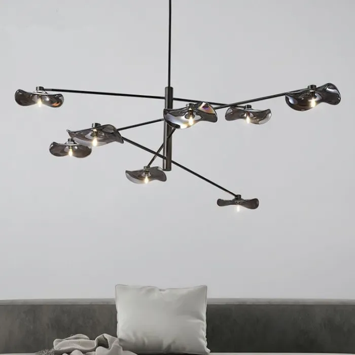 Потолочная люстра MILIAN CH L6 Black Grey от ImperiumLoft