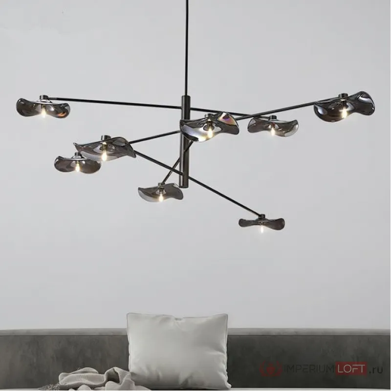 Потолочная люстра MILIAN CH L6 Black Grey от ImperiumLoft