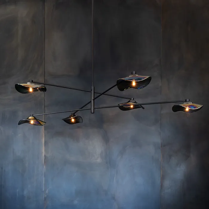 Потолочная люстра MILIAN CH L6 Black Grey от ImperiumLoft