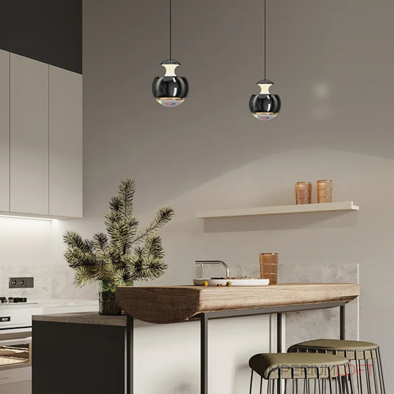 Подвесной светильник SYRUS B Pearl Black