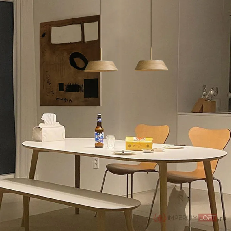 Подвесной светильник BENONI B D27 Walnut Трехцветный свет от ImperiumLoft
