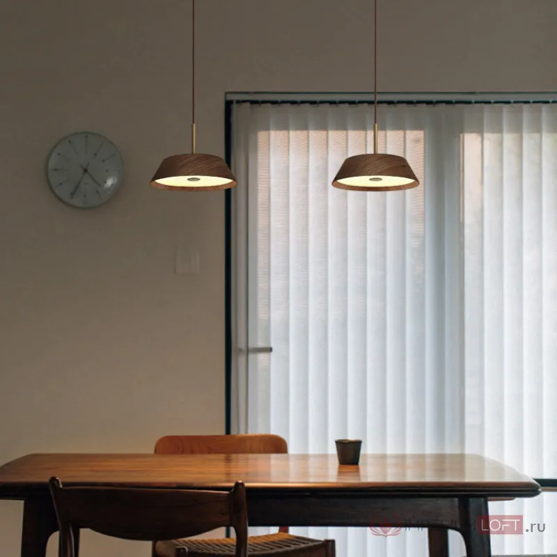 Подвесной светильник BENONI B D27 Walnut Трехцветный свет от ImperiumLoft
