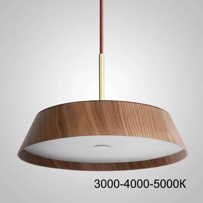 Подвесной светильник BENONI B D33 Walnut Трехцветный свет от ImperiumLoft
