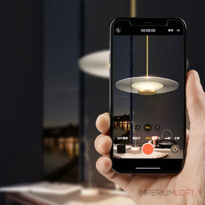 Потолочный светильник AMOS D80 Black