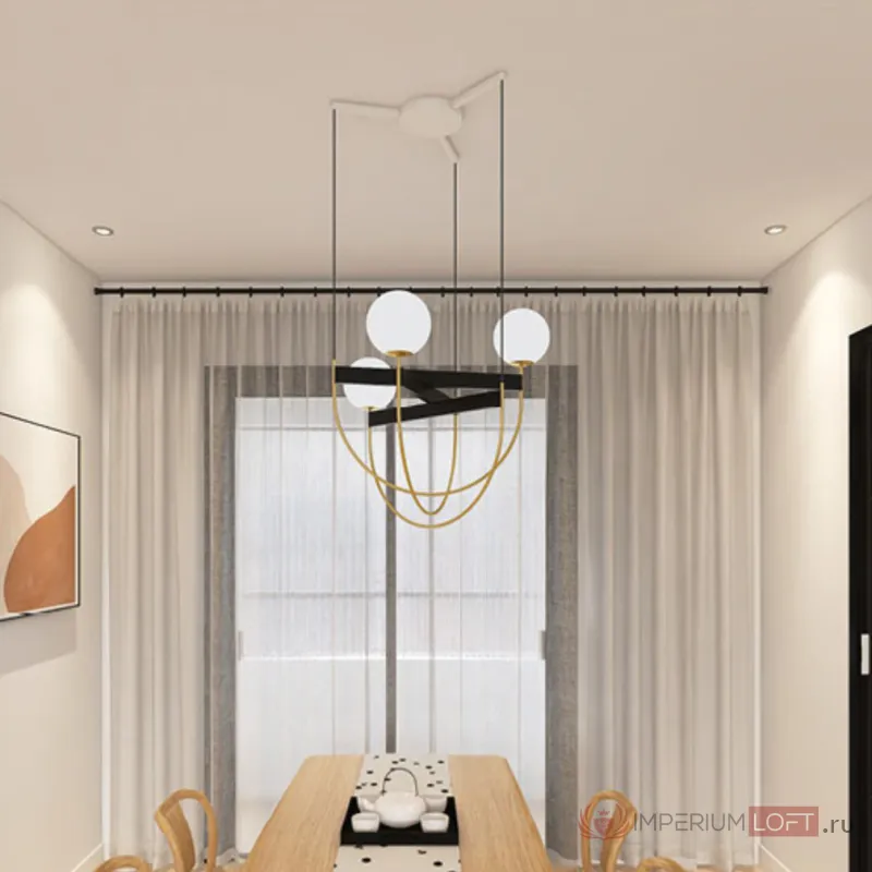 Подвесной светильник GIERTON D54 Dark brown от ImperiumLoft