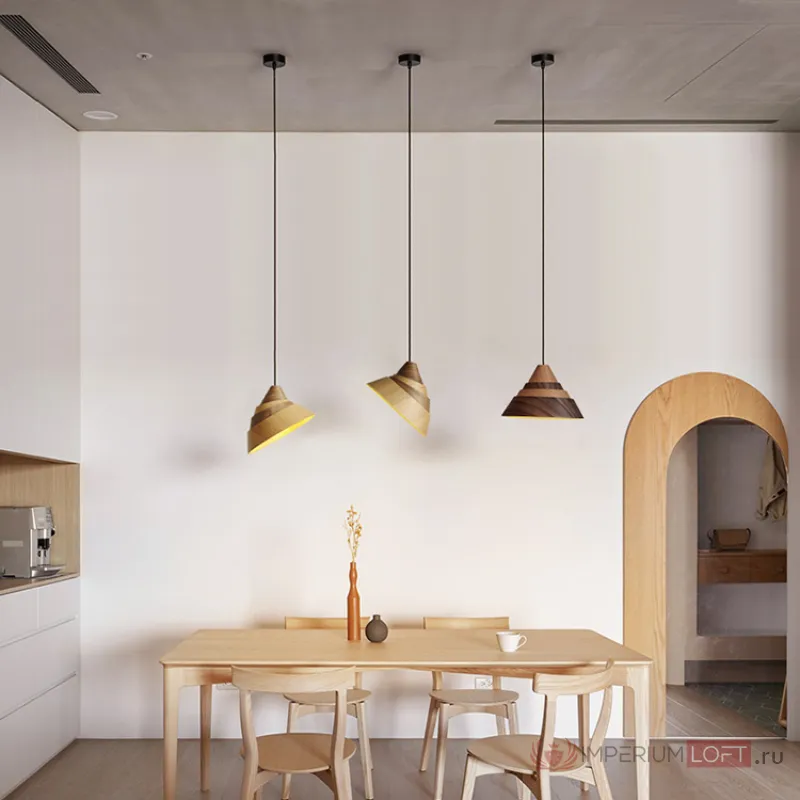Подвесной светильник VILIO B Light Dark brown от ImperiumLoft