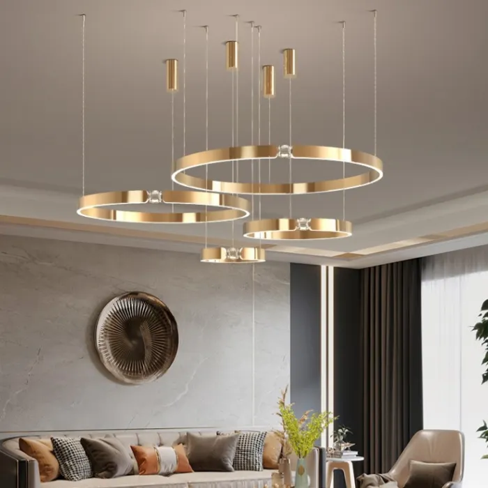 Подвесная люстра SELLIF B RING COMBO D40+60 Brown от ImperiumLoft