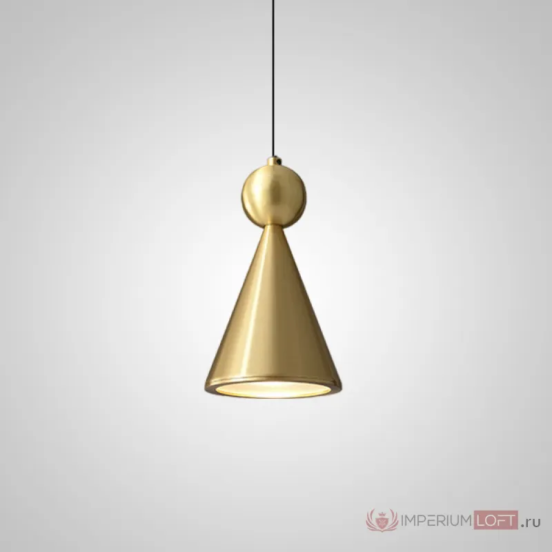 Подвесной светильник PIET СONE D Brass от ImperiumLoft