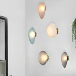 Настенный светильник LINDIS WALL B Blue в форме камней