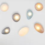 Настенный светильник LINDIS WALL A Brass в форме камней