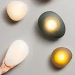 Настенный светильник LINDIS WALL D White в форме камней