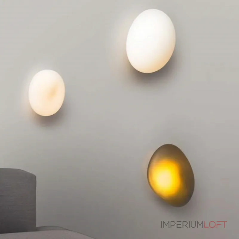 Настенный светильник LINDIS WALL D Brass  в форме камней