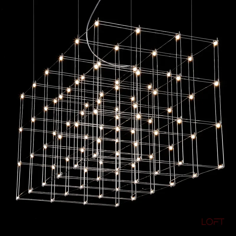 Подвесная люстра Quasar Cosmos Square LED pendant light 120/60/60 Подвесная люстра Quasar Cosmos Square LED pendant light 120/60/60