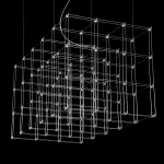 Люстра Quasar Cosmos Square LED pendant light 120/60/60
