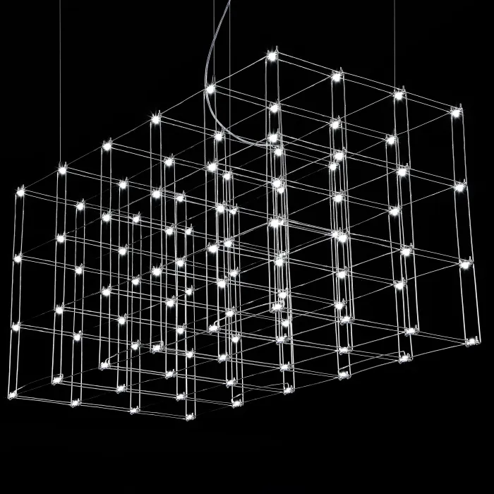 Люстра Quasar Cosmos Square LED pendant light 120/60/60