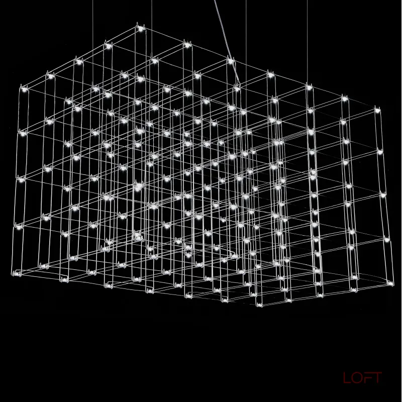 Подвесная люстра Quasar Cosmos Square LED pendant light 75/75/150 Подвесная люстра Quasar Cosmos Square LED pendant light 75/75/150