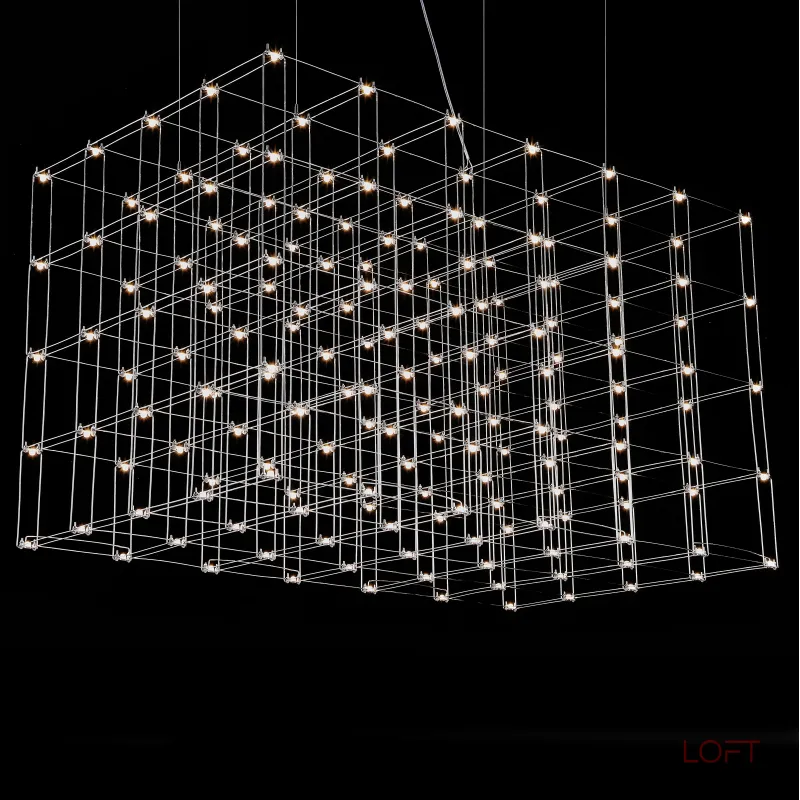Подвесная люстра Quasar Cosmos Square LED pendant light 75/75/150 Подвесная люстра Quasar Cosmos Square LED pendant light 75/75/150
