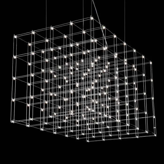 Люстра Quasar Cosmos Square LED pendant light 80/80/140