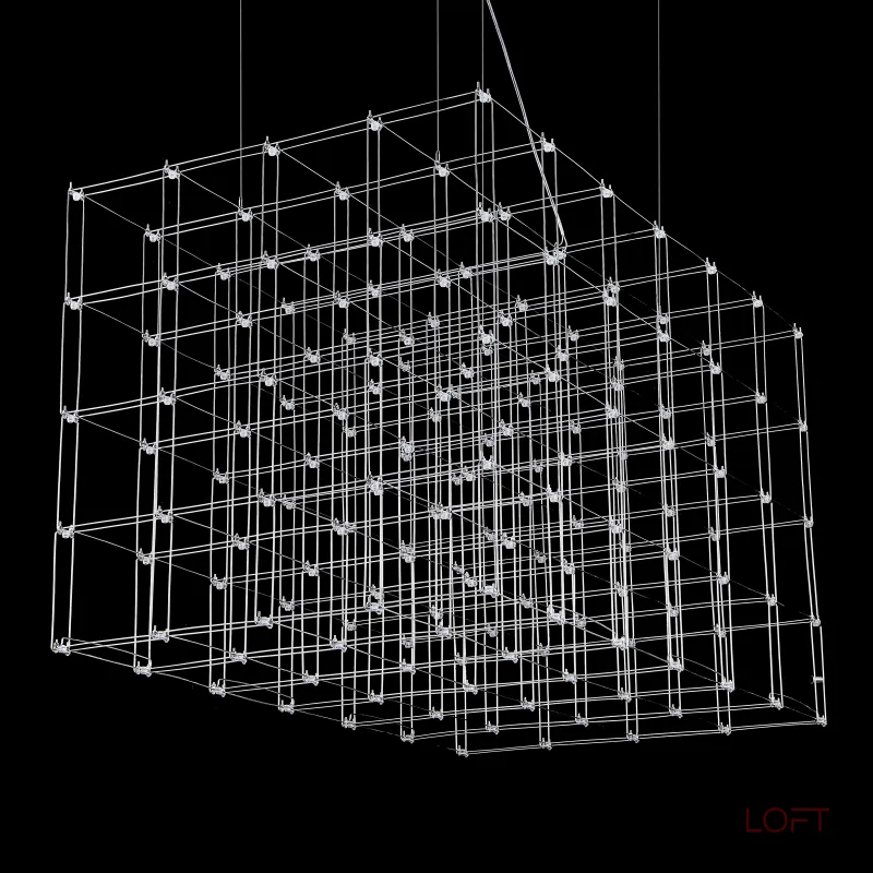 Подвесная люстра Quasar Cosmos Square LED pendant light 75/75/150 Подвесная люстра Quasar Cosmos Square LED pendant light 75/75/150