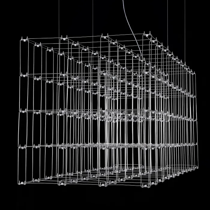 Люстра Quasar Cosmos Square LED pendant light 80/80/200