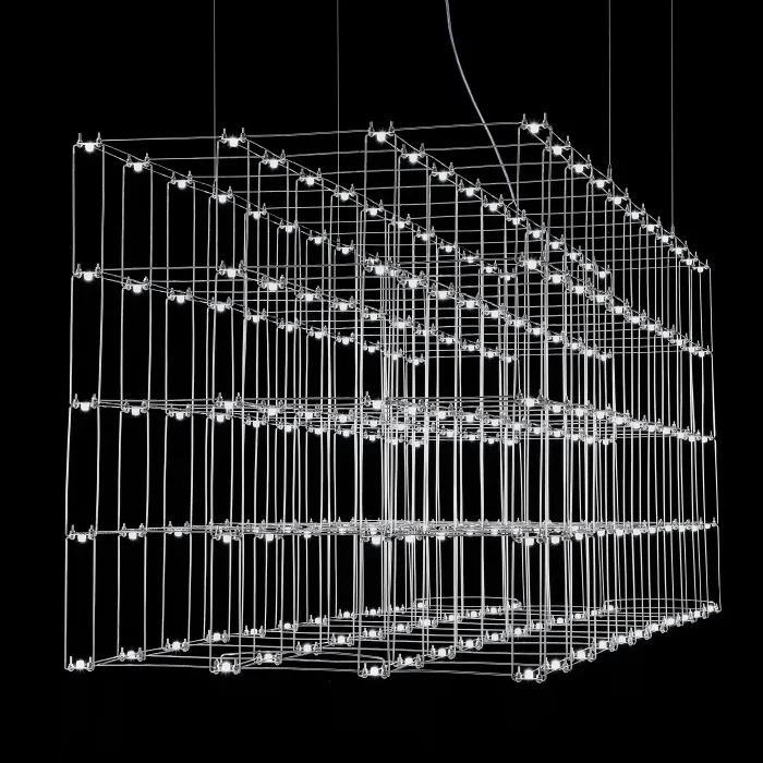 Люстра Quasar Cosmos Square LED pendant light 80/80/200