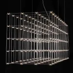 Люстра Quasar Cosmos Square LED pendant light 80/80/200