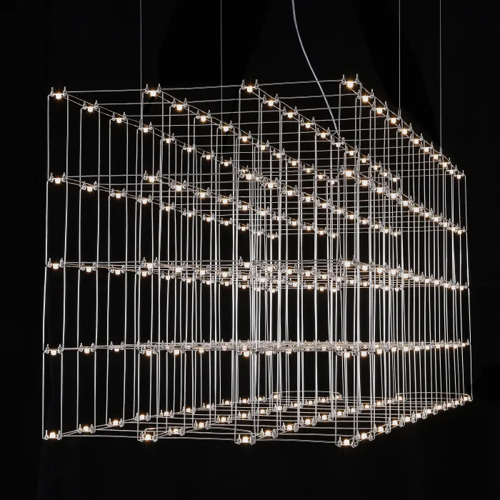 Люстра Quasar Cosmos Square LED pendant light 80/80/200
