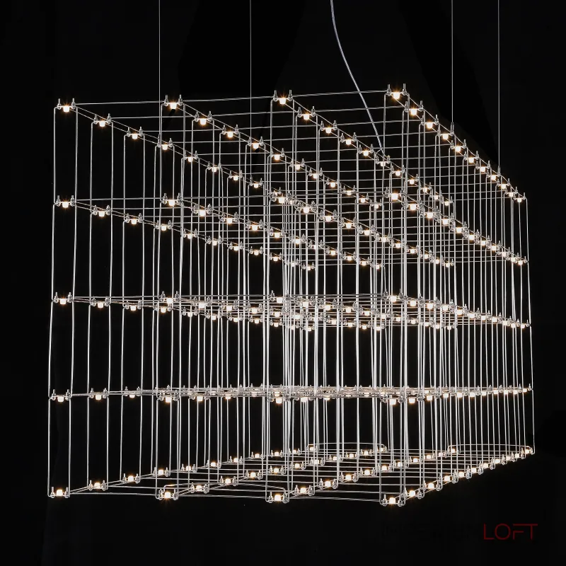 Подвесная люстра Quasar Cosmos Square LED pendant light 80/80/200 Подвесная люстра Quasar Cosmos Square LED pendant light 80/80/200
