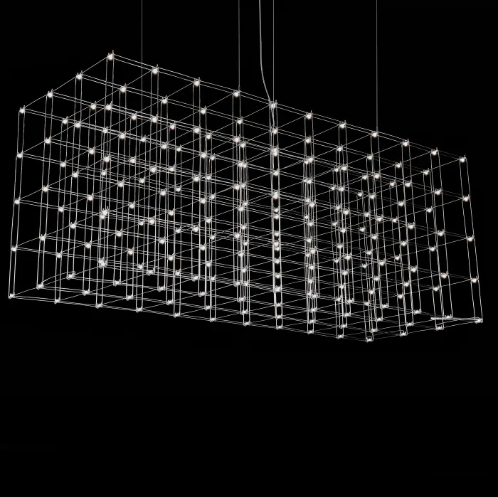 Люстра Quasar Cosmos Square LED pendant light 80/80/200