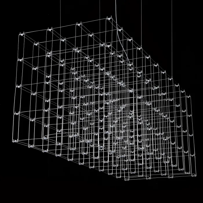 Люстра Quasar Cosmos Square LED pendant light 80/80/200