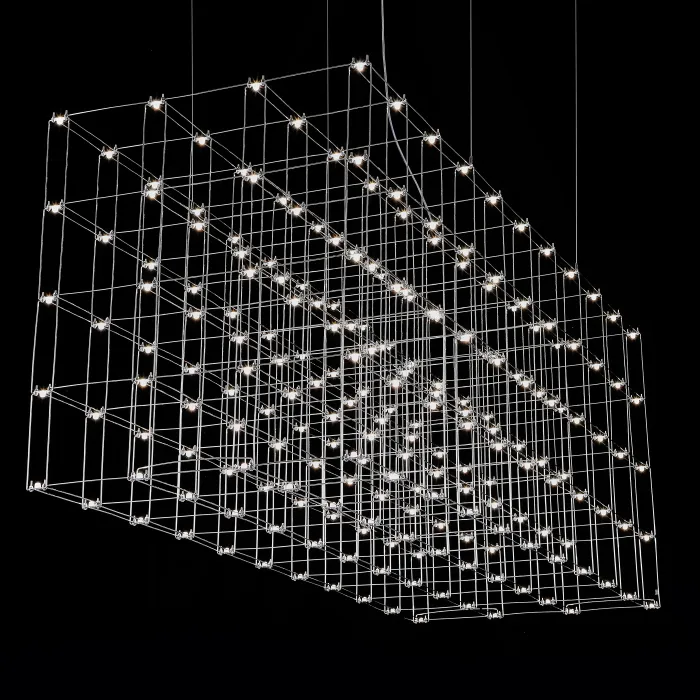 Люстра Quasar Cosmos Square LED pendant light 80/80/200