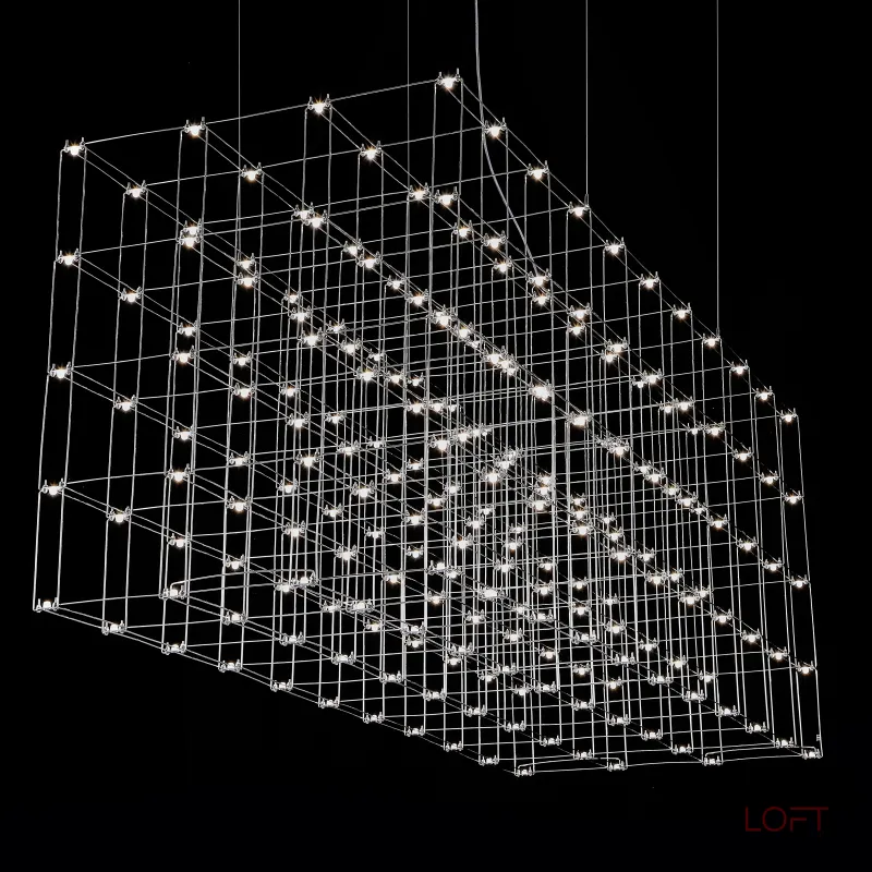 Подвесная люстра Quasar Cosmos Square LED pendant light 80/80/200 Подвесная люстра Quasar Cosmos Square LED pendant light 80/80/200