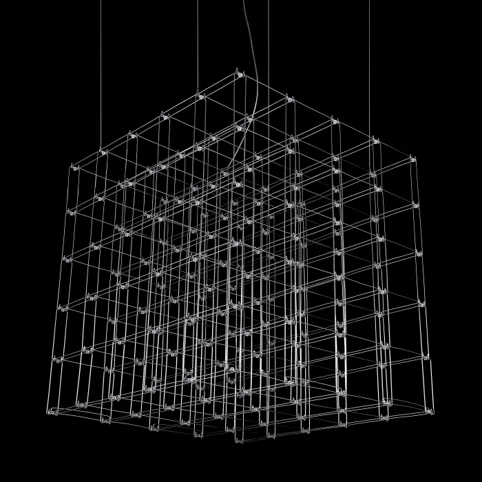 Люстра Quasar Cosmos Square LED pendant light 100/100/100