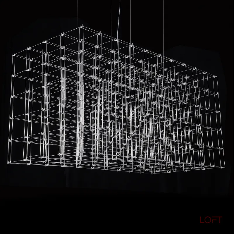 Подвесная люстра Quasar Cosmos Square LED pendant light 200/100/100 Подвесная люстра Quasar Cosmos Square LED pendant light 200/100/100