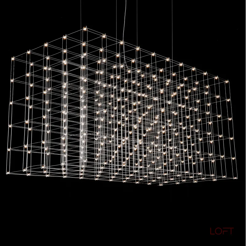 Подвесная люстра Quasar Cosmos Square LED pendant light 200/100/100 Подвесная люстра Quasar Cosmos Square LED pendant light 200/100/100