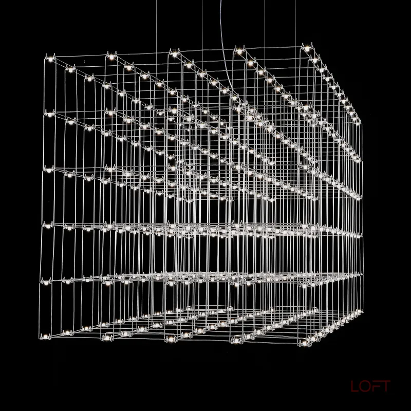 Подвесная люстра Quasar Cosmos Square LED pendant light 200/100/100 Подвесная люстра Quasar Cosmos Square LED pendant light 200/100/100