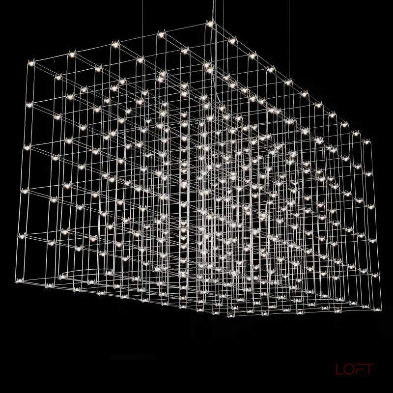 Подвесная люстра Quasar Cosmos Square LED pendant light 200/100/100 Подвесная люстра Quasar Cosmos Square LED pendant light 200/100/100