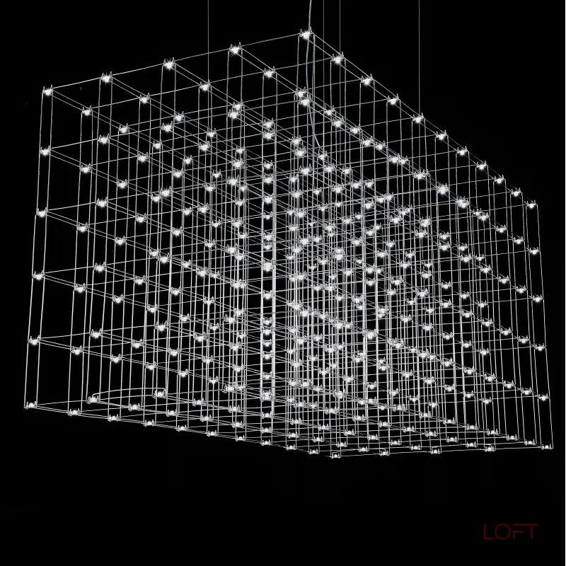 Подвесная люстра Quasar Cosmos Square LED pendant light 200/100/100 Подвесная люстра Quasar Cosmos Square LED pendant light 200/100/100