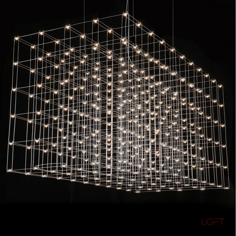 Подвесная люстра Quasar Cosmos Square LED pendant light 200/100/100 Подвесная люстра Quasar Cosmos Square LED pendant light 200/100/100