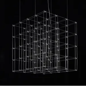Подвесная люстра Quasar Cosmos Square LED pendant light 80/80/80