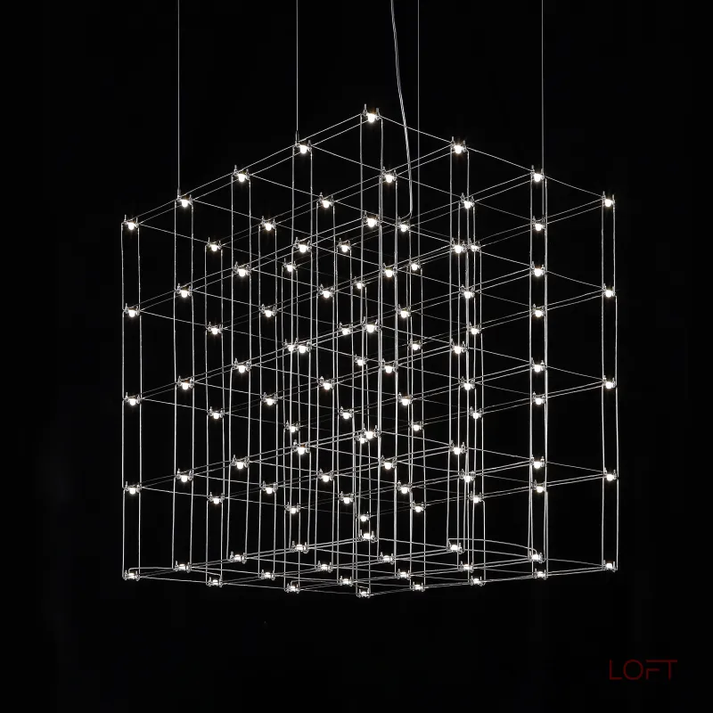 Подвесная люстра Quasar Cosmos Square LED pendant light 80/80/80 Подвесная люстра Quasar Cosmos Square LED pendant light 80/80/80