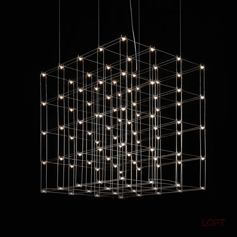 Подвесная люстра Quasar Cosmos Square LED pendant light 80/80/80 Подвесная люстра Quasar Cosmos Square LED pendant light 80/80/80