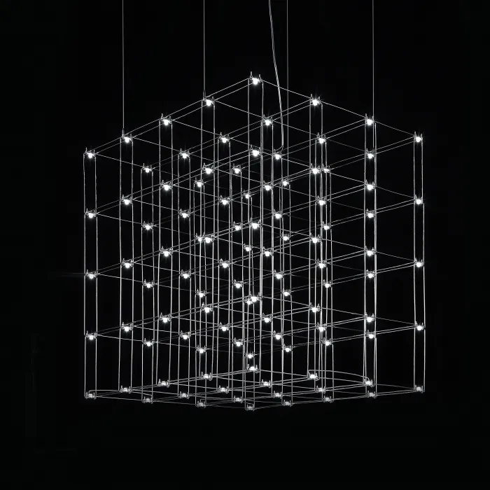 Люстра Quasar Cosmos Square LED pendant light 80/80/80
