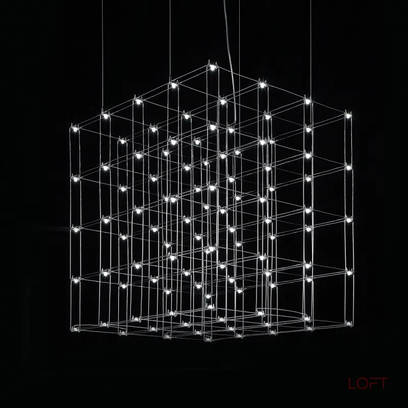 Подвесная люстра Quasar Cosmos Square LED pendant light 80/80/80 Подвесная люстра Quasar Cosmos Square LED pendant light 80/80/80