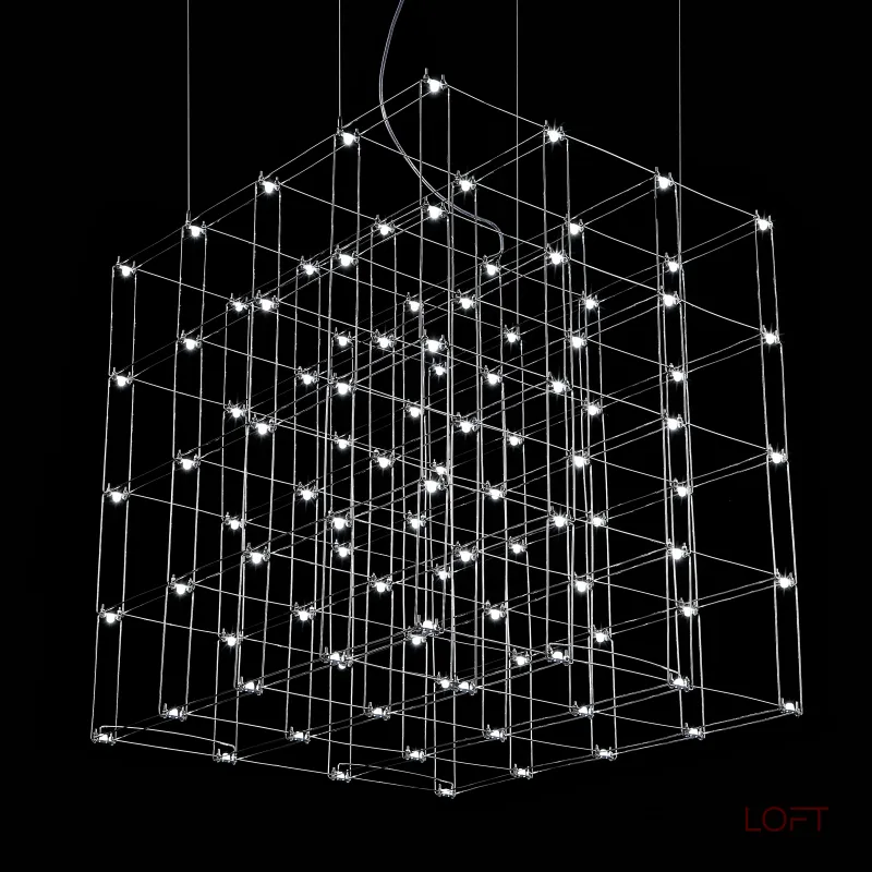 Подвесная люстра Quasar Cosmos Square LED pendant light 80/80/80 Подвесная люстра Quasar Cosmos Square LED pendant light 80/80/80