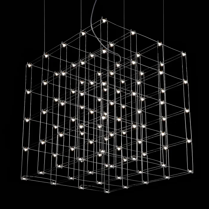 Люстра Quasar Cosmos Square LED pendant light 80/80/80
