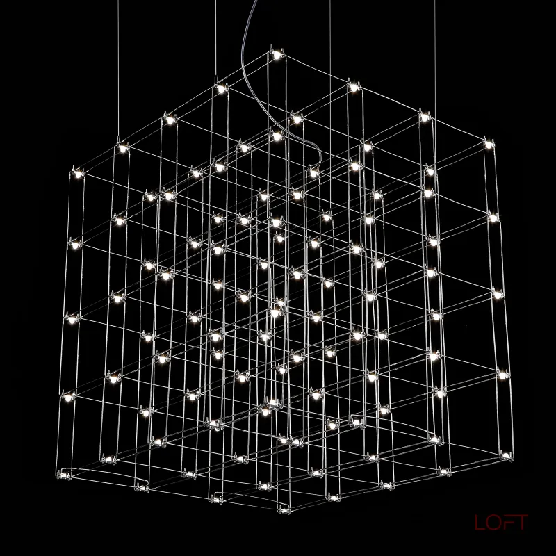 Подвесная люстра Quasar Cosmos Square LED pendant light 80/80/80 Подвесная люстра Quasar Cosmos Square LED pendant light 80/80/80